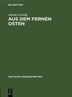 cover image of Aus dem fernen Osten